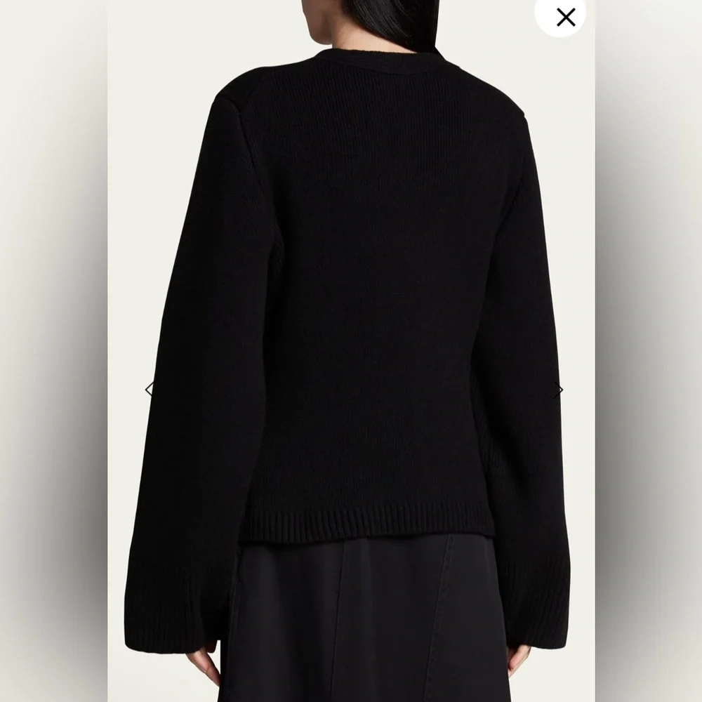Khaite Scarlet Cashmere Cardigan (Size M, Black) - Picture 3 of 7